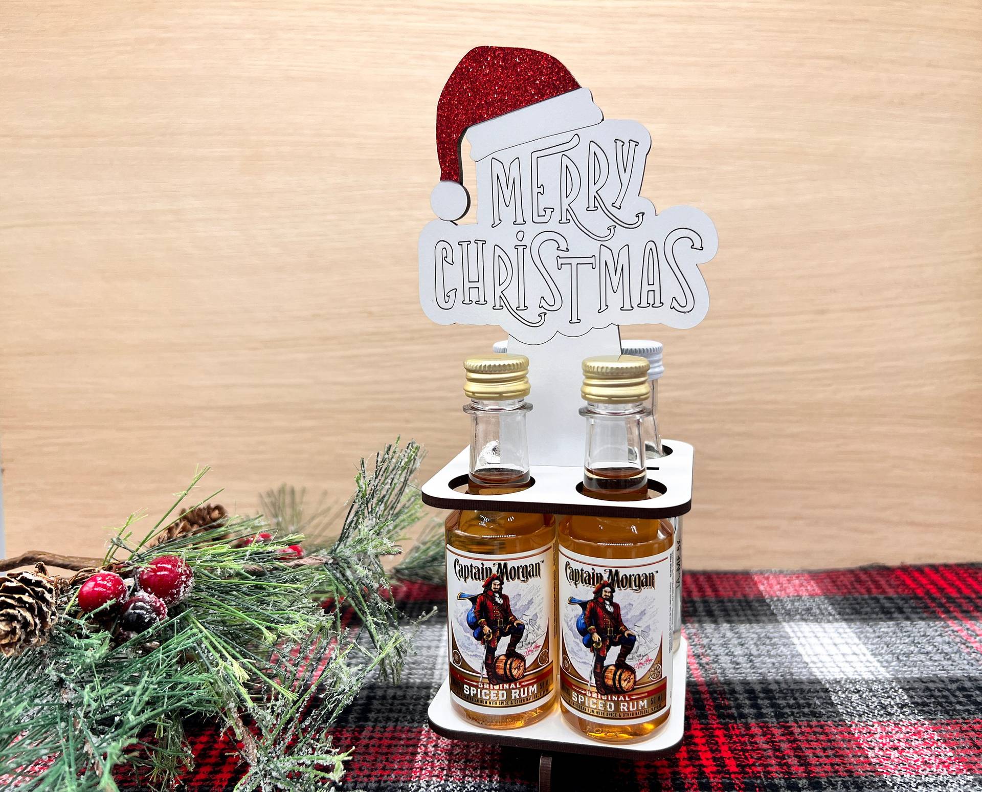 Christmas Unique Money & Mini Liquor Bottle Holder – Funny Holiday Gift Idea 🎅