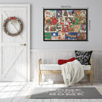 Christmas Advent Calendar Jigsaw Puzzle – 1000 Pieces Holiday Fun