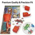 Christmas Advent Calendar Jigsaw Puzzle – 1000 Pieces Holiday Fun