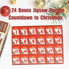 Christmas Advent Calendar Jigsaw Puzzle – 1000 Pieces Holiday Fun