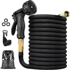 100FT Expandable Garden Hose – No Kink, Leakproof, Lightweight with 8 Spray Modes