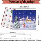 DIY Christmas Advent Calendar Bracelets Set | 24 Days Jewelry Gift 2025