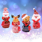 Lovely Knitted Doll Christmas Gift Bags | Reusable Holiday Packaging 2025