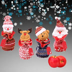 Lovely Knitted Doll Christmas Gift Bags | Reusable Holiday Packaging 2025