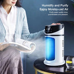 Buy Mini Portable Air Conditioner for Home & Office – USB Powered Desktop AC Fan + Humidifier | 3-in-1 Cooler