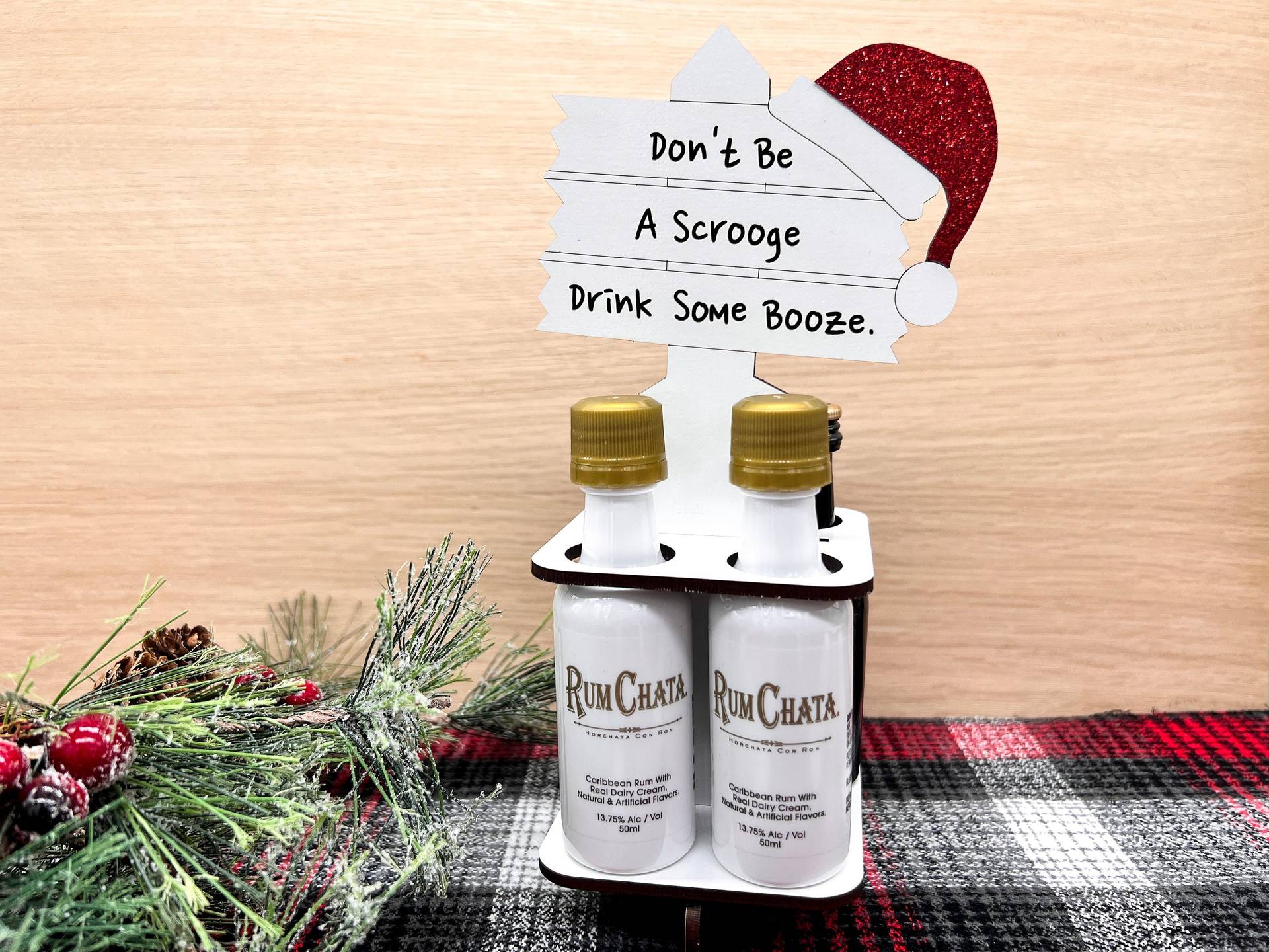 Christmas Unique Money & Mini Liquor Bottle Holder – Funny Holiday Gift Idea 🎅