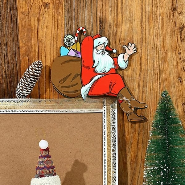 Funny Christmas Door Frame Decorations – Holiday Humor for Home