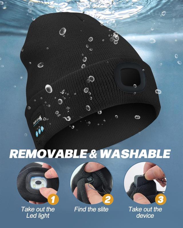 3-in-1 Bluetooth Beanie – Wireless Headphones & Warm Winter Hat 🎅🎄