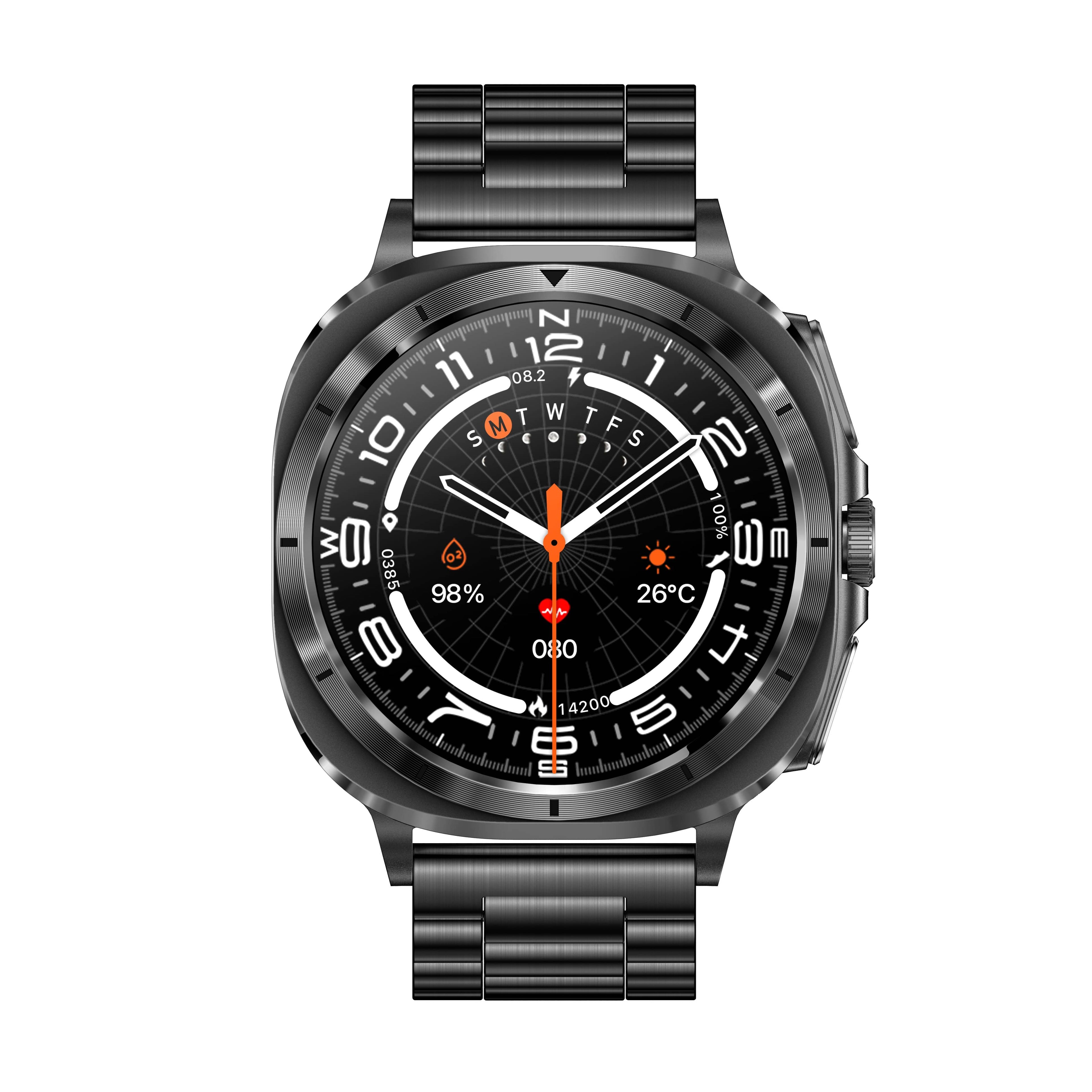 PH492 One-click Blood Glucose ECG/EKG Blood Pressure Call Intelligent Sports Health Smart Watch