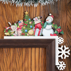 Funny Christmas Door Frame Decorations – Holiday Humor for Home