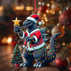Godzilla Christmas Ornament – Unique Holiday Tree Decoration