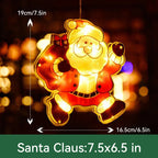 Christmas Window Hanging Lights | LED Holiday Decoration 2025