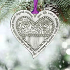 Solid Pewter Christmas Tree Ornament – Elegant Holiday Decoration