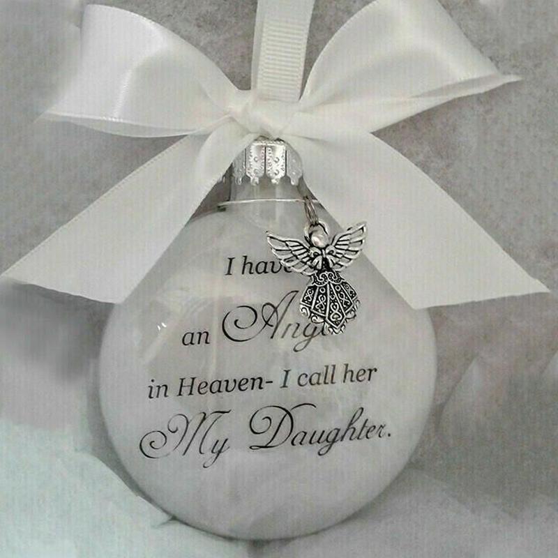 Angel in Heaven Memorial Ornament | Remembrance Christmas Gift 2025