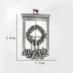 Solid Pewter Christmas Tree Ornament – Elegant Holiday Decoration