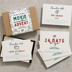 Christmas Advent Calendar Card Set | 24 Days Holiday Countdown 2025