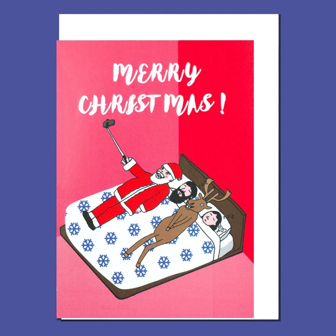 Funny Christmas Cards – Humorous Holiday Greeting Set