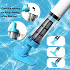 Cordless 3-in-1 Rechargeable Pool Vacuum – Compact, Versatile Cleaning for Spas, Hot Tubs & Pools