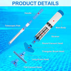 Cordless 3-in-1 Rechargeable Pool Vacuum – Compact, Versatile Cleaning for Spas, Hot Tubs & Pools