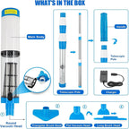 Cordless 3-in-1 Rechargeable Pool Vacuum – Compact, Versatile Cleaning for Spas, Hot Tubs & Pools