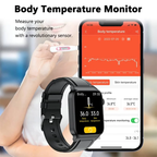 Blood Glucose Smart Watch ECG+PPG Heart Rate Blood Pressure Health Watches