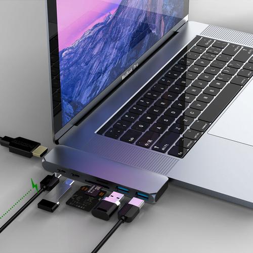 6-in-1 USB Hub for Macbook Pro/Air