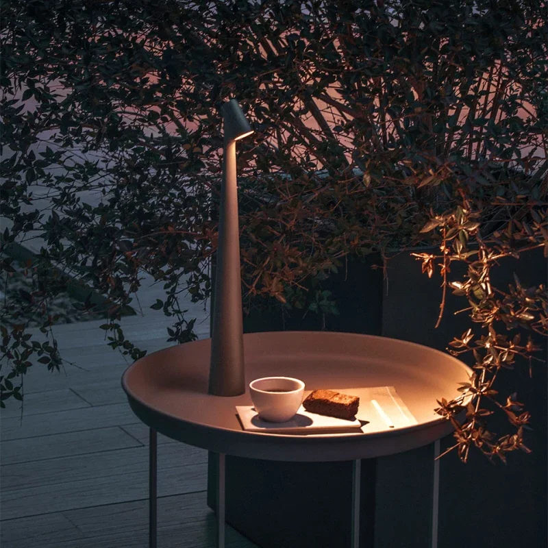 Cordless LED Touch Table Lamp – Modern Rechargeable Bedside Light