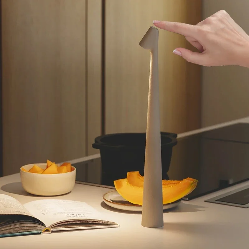 Cordless LED Touch Table Lamp – Modern Rechargeable Bedside Light