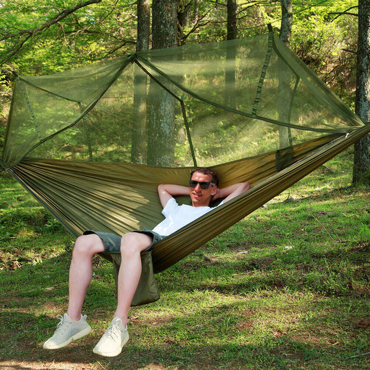 Buy 2-Person Camping Hammock Tent with Canopy – Waterproof, Portable &amp; Mosquito-Proof