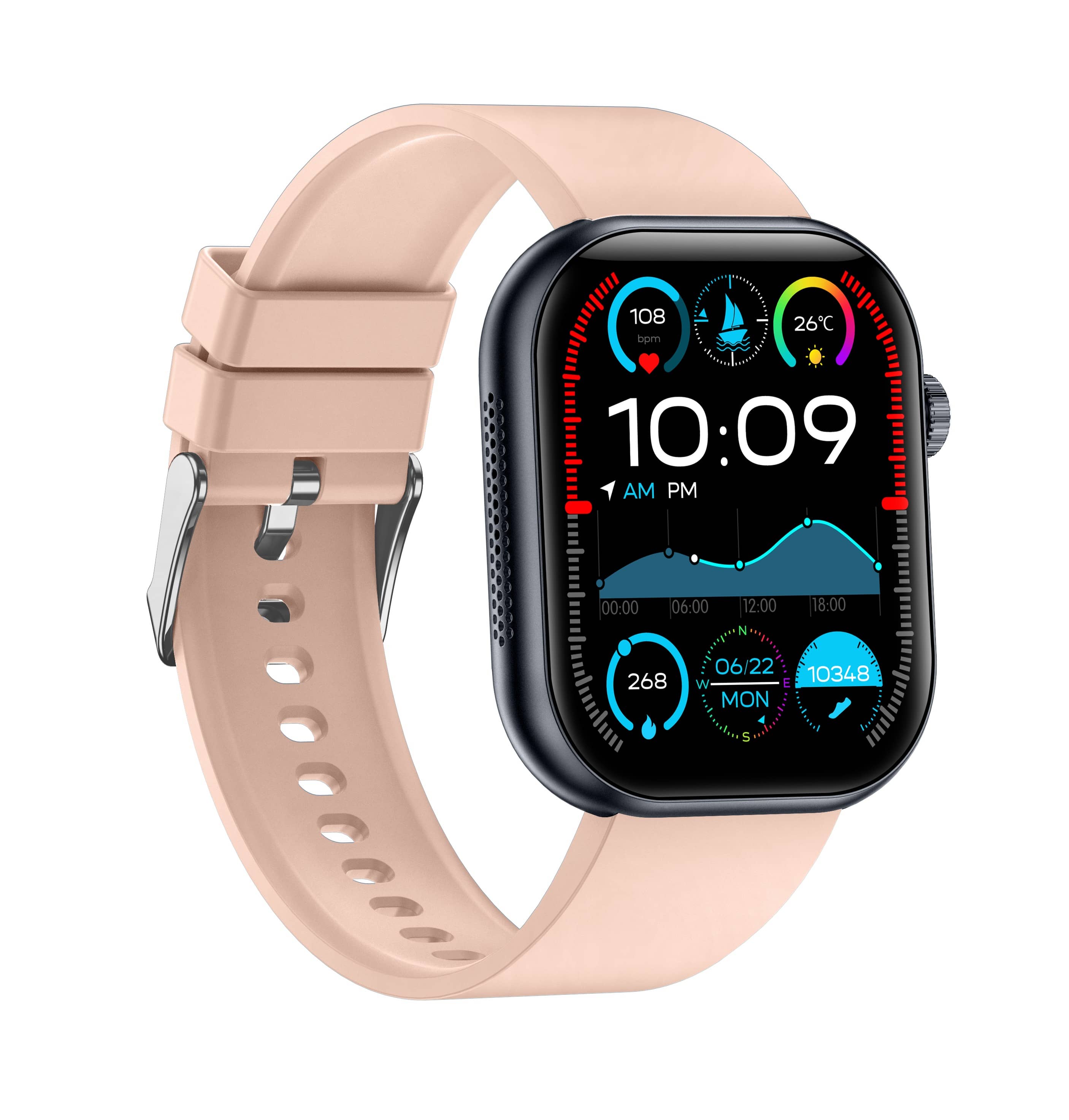 Blood Sugar Monitoring Smart Watch With Blood Pressure ECG/EKG Heart Rate Health Fitness Tracker 2025