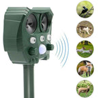 Solar-Powered Ultrasonic Deer Repeller - Protect Your Garden Naturally