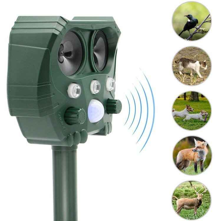 Solar-Powered Ultrasonic Deer Repeller - Protect Your Garden Naturally